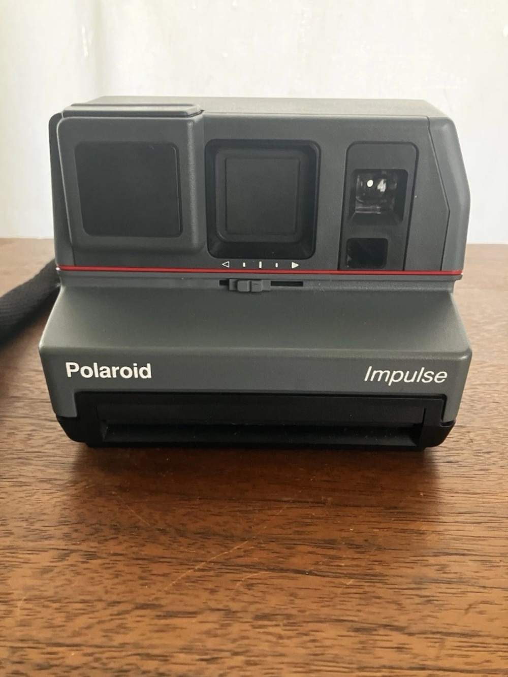 Polaroid Impulse Camera - Gray with Red Trim